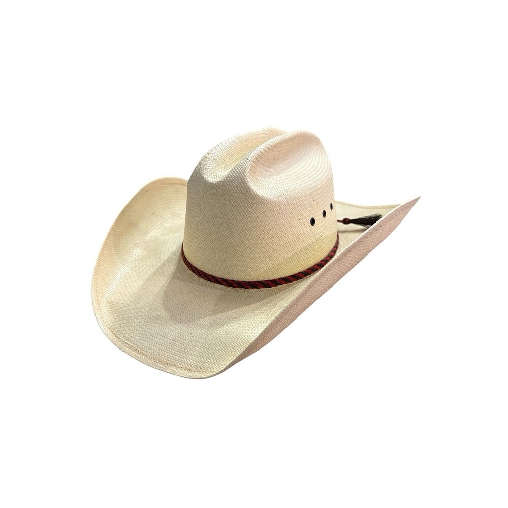 Beaver Hat Co. Formosan Cowboy Hat Western Rancher Woven Shantung Men Size 7